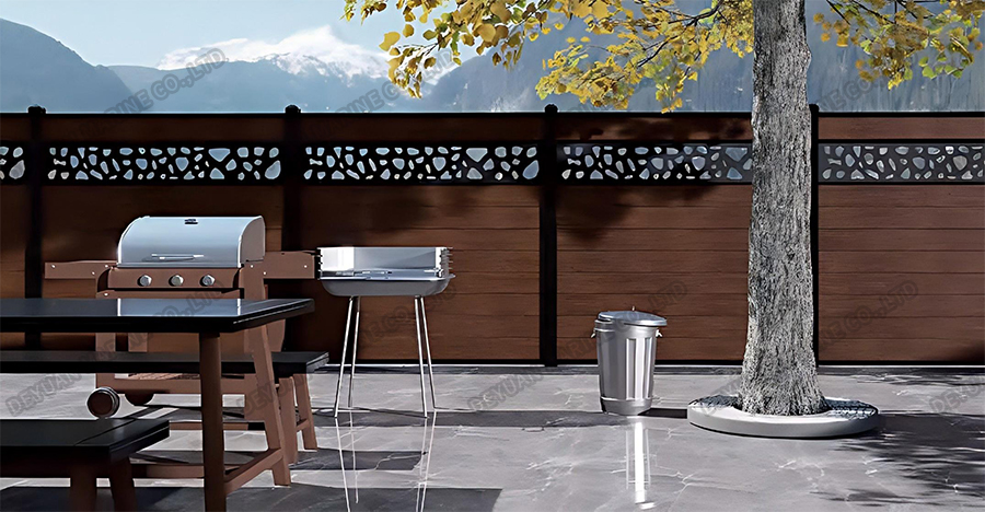 WPC Fence-DEYUAN MARINE6 ДПК Забор-DEYUAN MARINE6