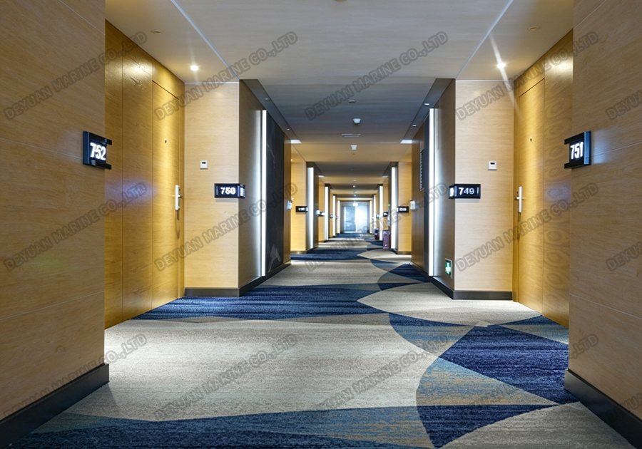 Flame-Retardant Corridor Carpets -DEYUAN MARINE6 Огнестойкие ковры для коридора - DEYUAN MARINE6
