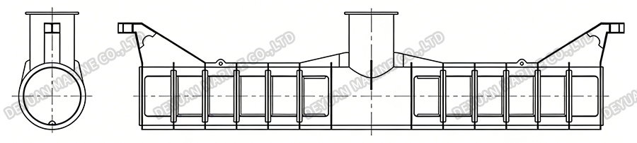 Hopper Dredger Loading Box -DEYUAN MARINE3 Загрузочный ящик для земснаряда-хоппера - DEYUAN MARINE3