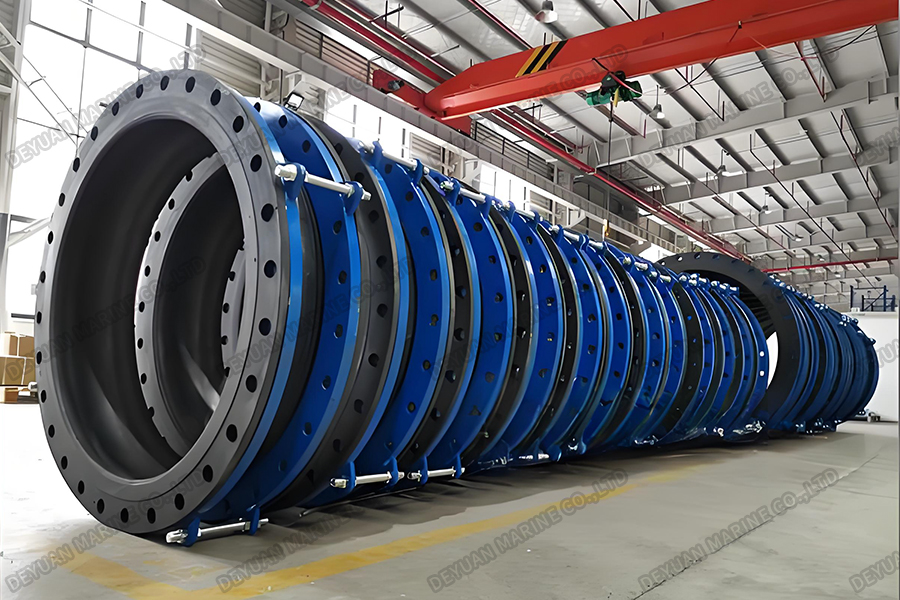RE Type Devulcanized Rubber Expansion Joint-DEYUAN MARINE2 Компенсатор из девулканизированной резины типа RE-DEYUAN MARINE2