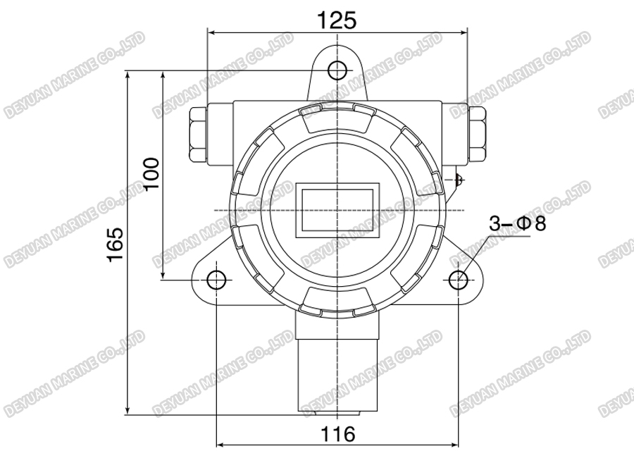QBN-09 Type Gas Transmitter-DEYUAN MARINE4 Датчик газа типа QBN-09-DEYUAN MARINE4