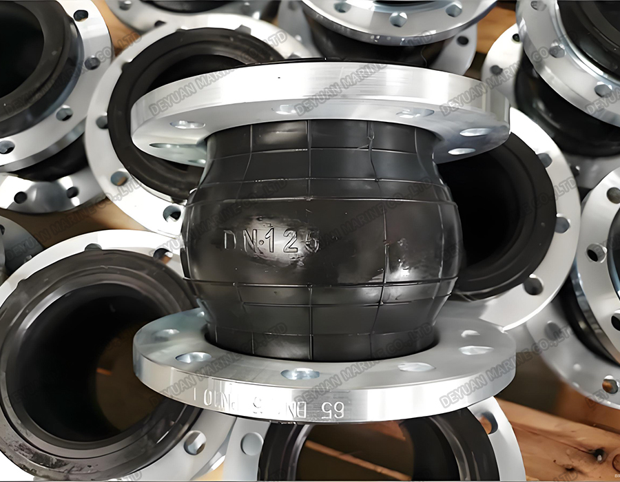 CKXT Series Flexible Single Ball Rubber Joint-DEYUAN MARINE4 Гибкое одинарное резиновое соединение серии CKXT-DEYUAN MARINE4