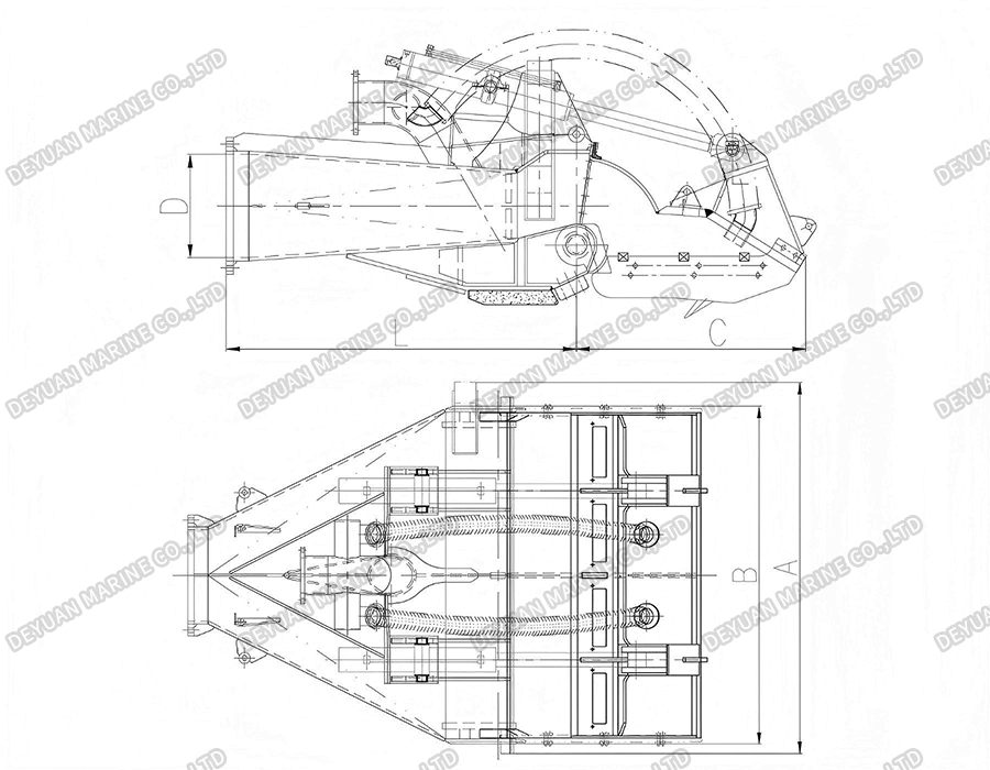 Hopper Dredger Drag Head-DEYUAN MARINE2 Хоппер-земснаряд DEYUAN MARINE2