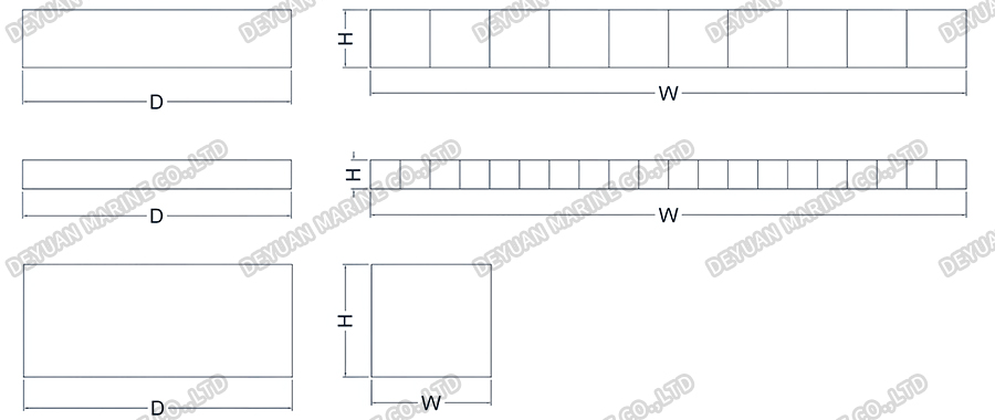 YRM series solid plugging module 4 Модуль сплошной заглушки серии YRM 4