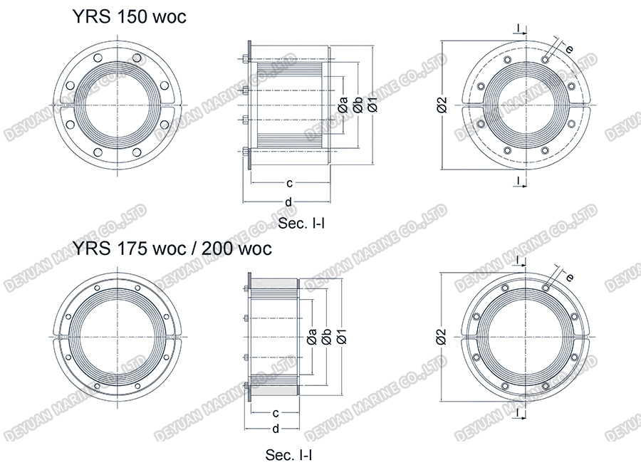 YRS Type Frame 4.2 Тип YRS Типоразмер 4.2
