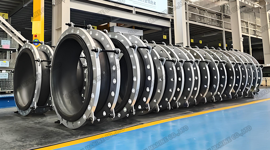 RE Type Devulcanized Rubber Expansion Joint-DEYUAN MARINE3 Компенсатор из девулканизированной резины типа RE-DEYUAN MARINE3