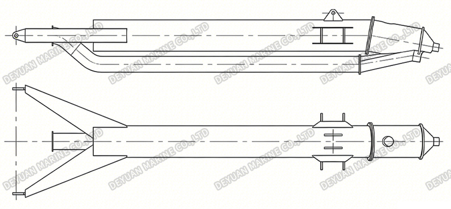 Cutter Ladder System for Cutter Suction Dredger-DEYUAN MARINE4 Система лестницы для фрезерного земснаряда-DEYUAN MARINE4