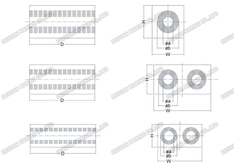YCM Type Cable Sealing Module Модуль уплотнения кабеля типа YCM