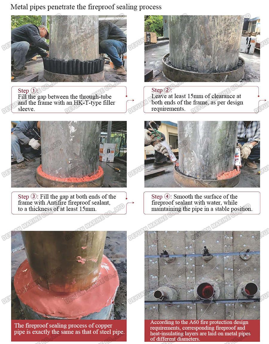 Antifire Fireproof Sealant-DEYUAN MARINE3 Огнезащитный герметик «Антипожар»-DEYUAN MARINE3