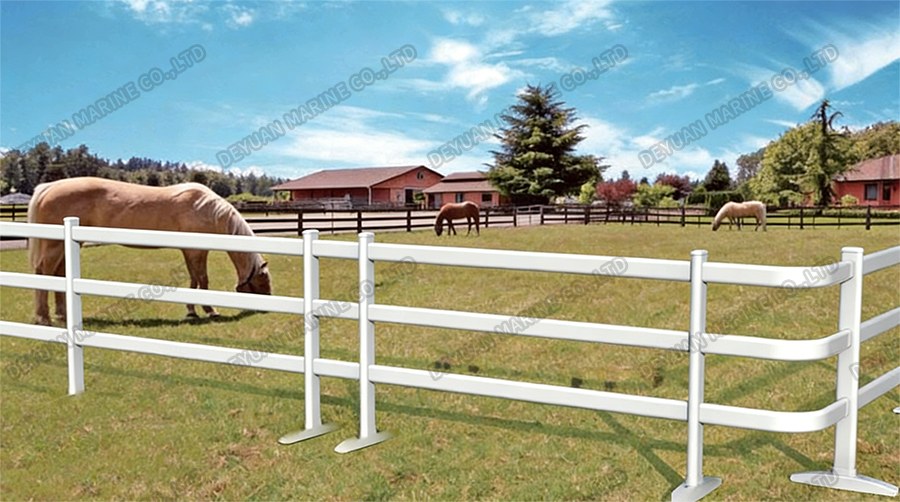PVC Temporary Fence-DEYUAN MARINE4 ПВХ Временный Забор-DEYUAN MARINE4
