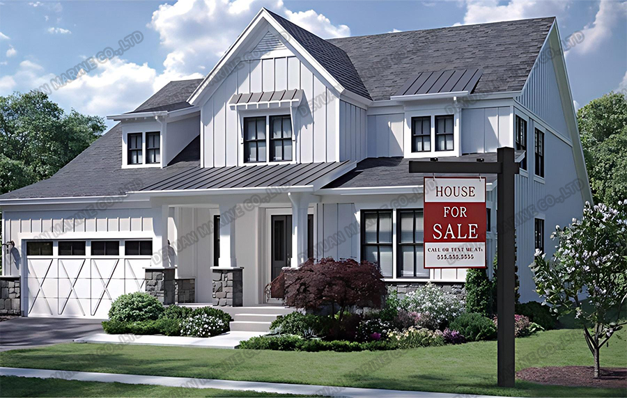 Real Estate Sign Post-DEYUAN MARINE6. Настоящий Знак недвижимости Пост-DEYUAN MARINE6.