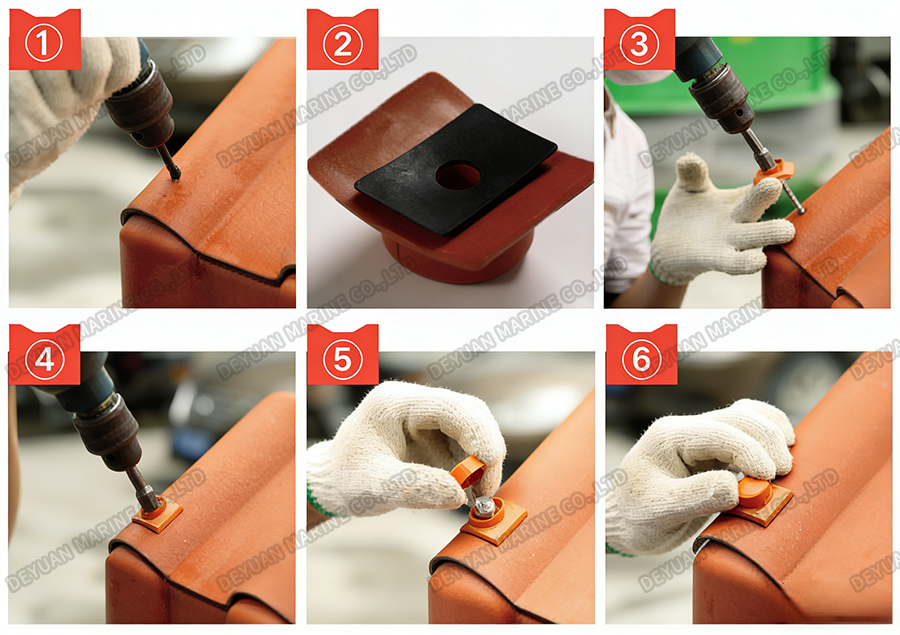 Antique One-Piece Tile-DEYUAN MARINE5. Антикварная цельная плитка-DEYUAN MARINE5.