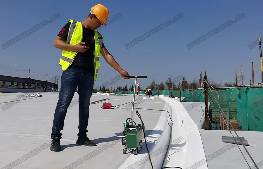 LST-WP4 Roof Hot Air Welding Machine-DEYUAN MARINE5 LST-WP4 Аппарат для сварки крыш горячим воздухом-DEYUAN MARINE5