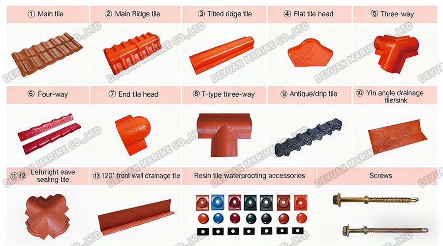 Antique One-Piece Tile-DEYUAN MARINE4. Антикварная цельная плитка-DEYUAN MARINE4.