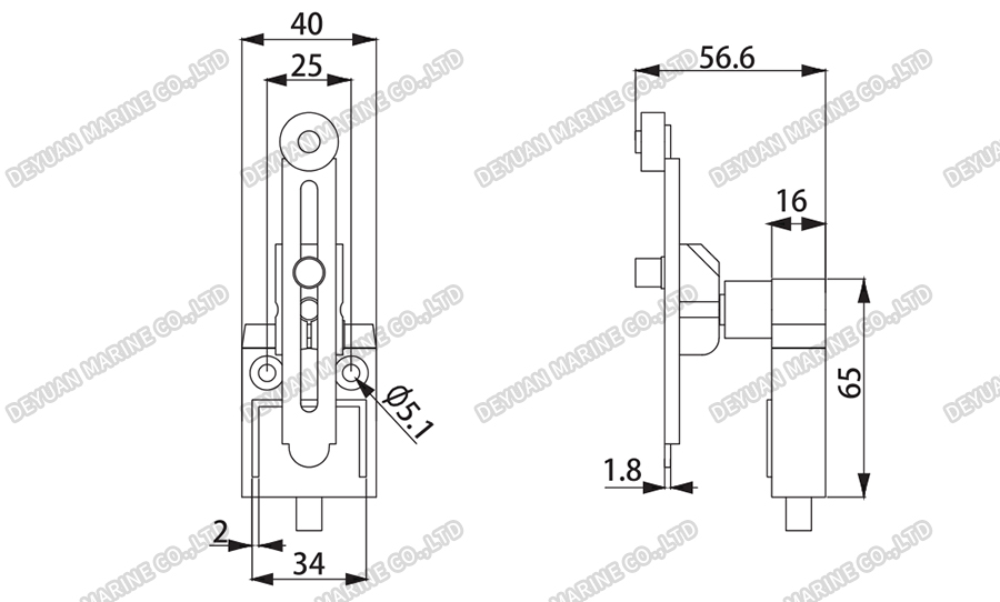 MSA-1J Proximity Switch-DEYUAN MARINE2 Бесконтактный переключатель MSA-1J-DEYUAN MARINE2