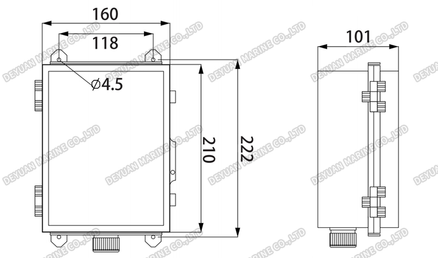 CWZ-1 Propeller Revolution Indicator (watertight)-DEYUAN MARINE2 Индикатор вращения гребного винта CWZ-1 (водонепроницаемый)-DEYUAN MARINE2