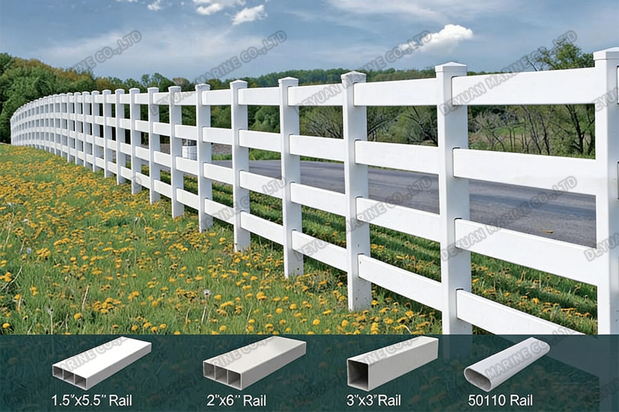 PVC Horse Fence-DEYUAN MARINE9 ПВХ Лошадь Забор-DEYUAN MARINE9