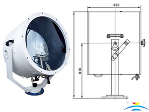прожектор Суэцкого канала наивысшей мощности 3000В морской для буксира