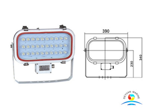 Светодиодные прожекторы 90V Boat TG20 для морского использования