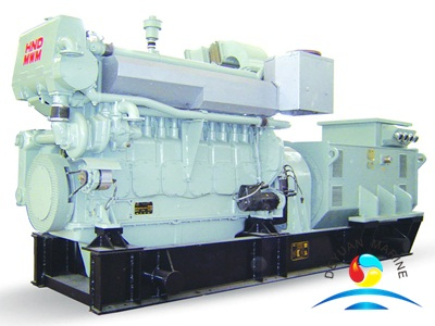 Морская генераторная установка с морским дизельным двигателем HND-MWM для лодки
