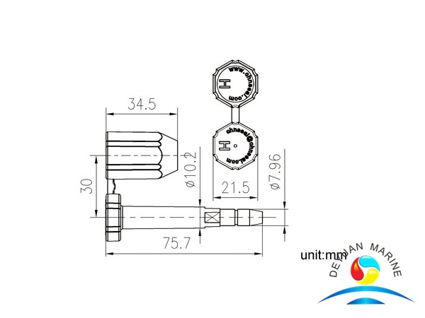 Уплотнение болта контейнера SY-9925C
