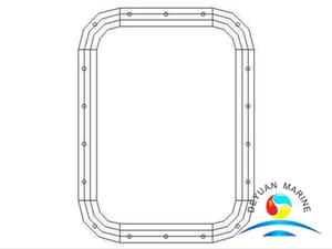 Фиксированное прямоугольное окно из морской стали
