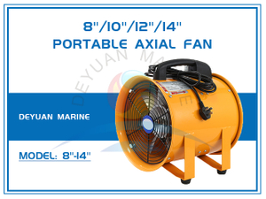 8'/10'/12'/14' портативный осевой вентилятор