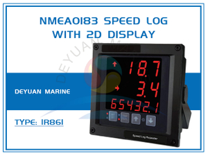 Журнал скорости NMEA0183 с 2D-дисплеем