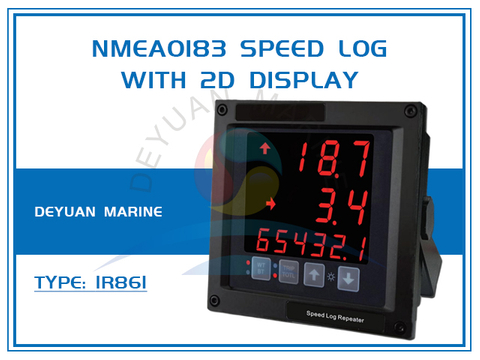 Журнал скорости NMEA0183 с 2D-дисплеем