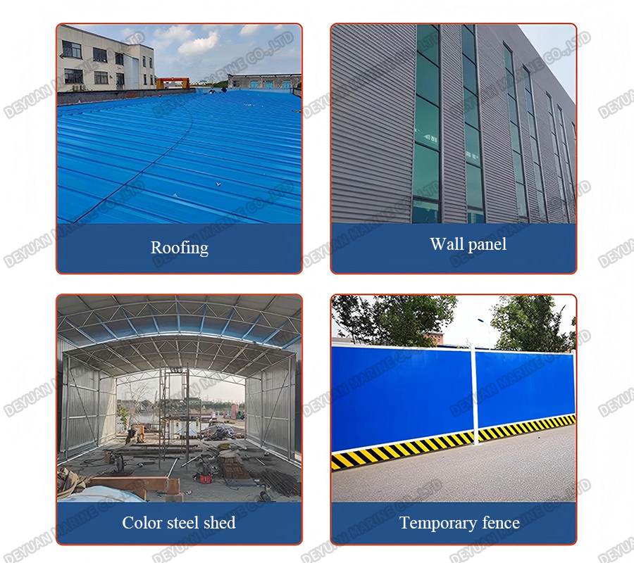 Цветная сталь&nbsp; Контурная пластина серии-DEYUAN MARINE7.