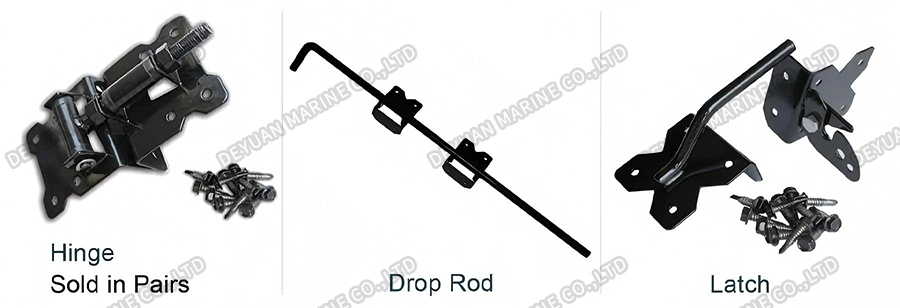 Забор для лошадей из круглых труб из ПВХ-DEYUAN MARINE3