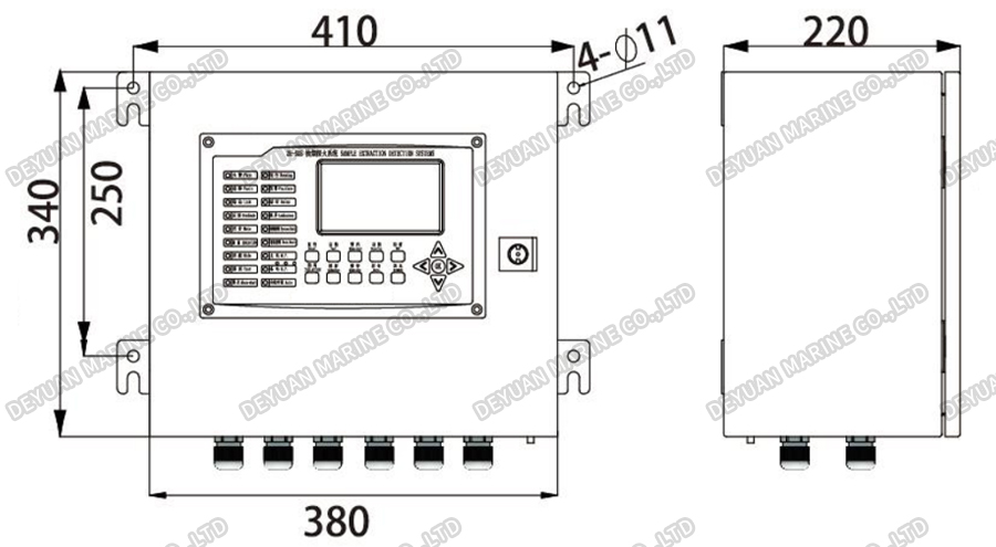 Контроллер настенного типа SDS-CP-DEYUAN MARINE2