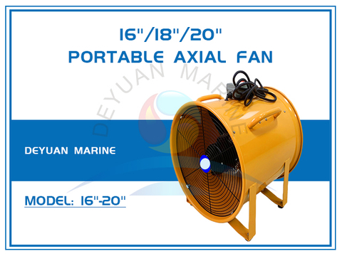 16-дюймовый/18-дюймовый/20-дюймовый портативный осевой вентилятор