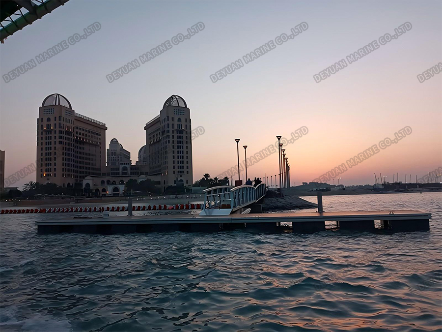 Плавающий мост из алюминиевого сплава-DEYUAN MARINE5