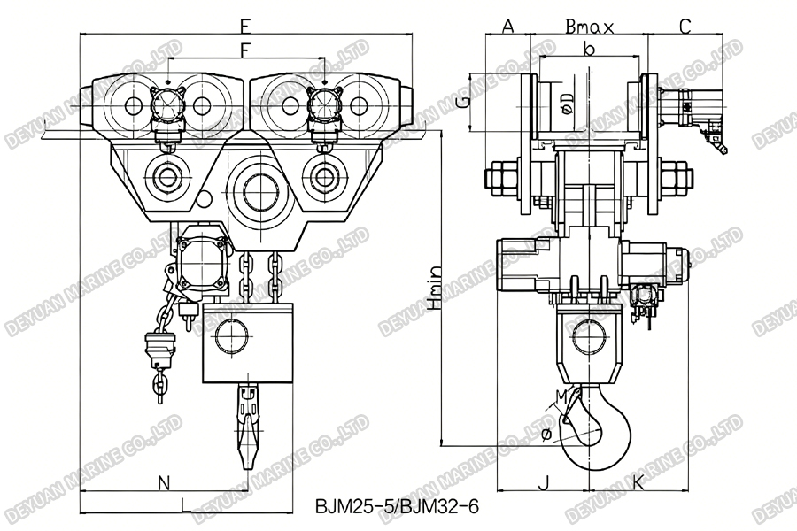 Серия пневматических подъемников JMY (1032 т)-DEYUAN MARINE2