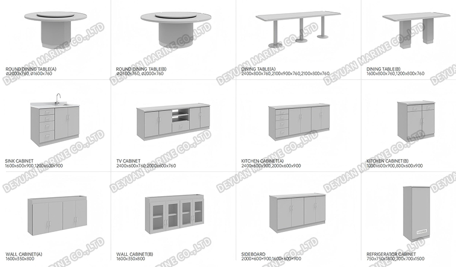 Мебель для кают-компании-DEYUAN MARINE4