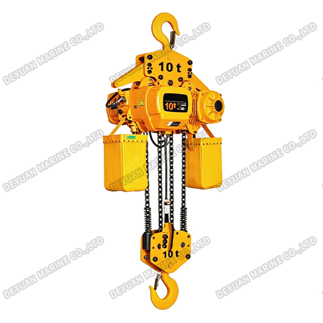 Электрическая цепная таль фиксированного типа с крюком 10T