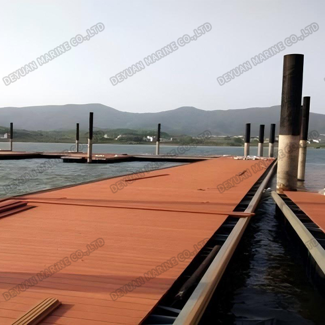 Плавучий мост стальной конструкции