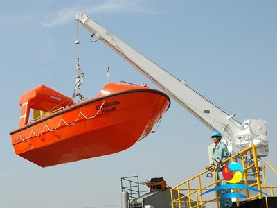 14КН-21КН Однорукавная Поворотная шлюпбалка для спасательного плота и спасательной шлюпки с сертификатом ККС