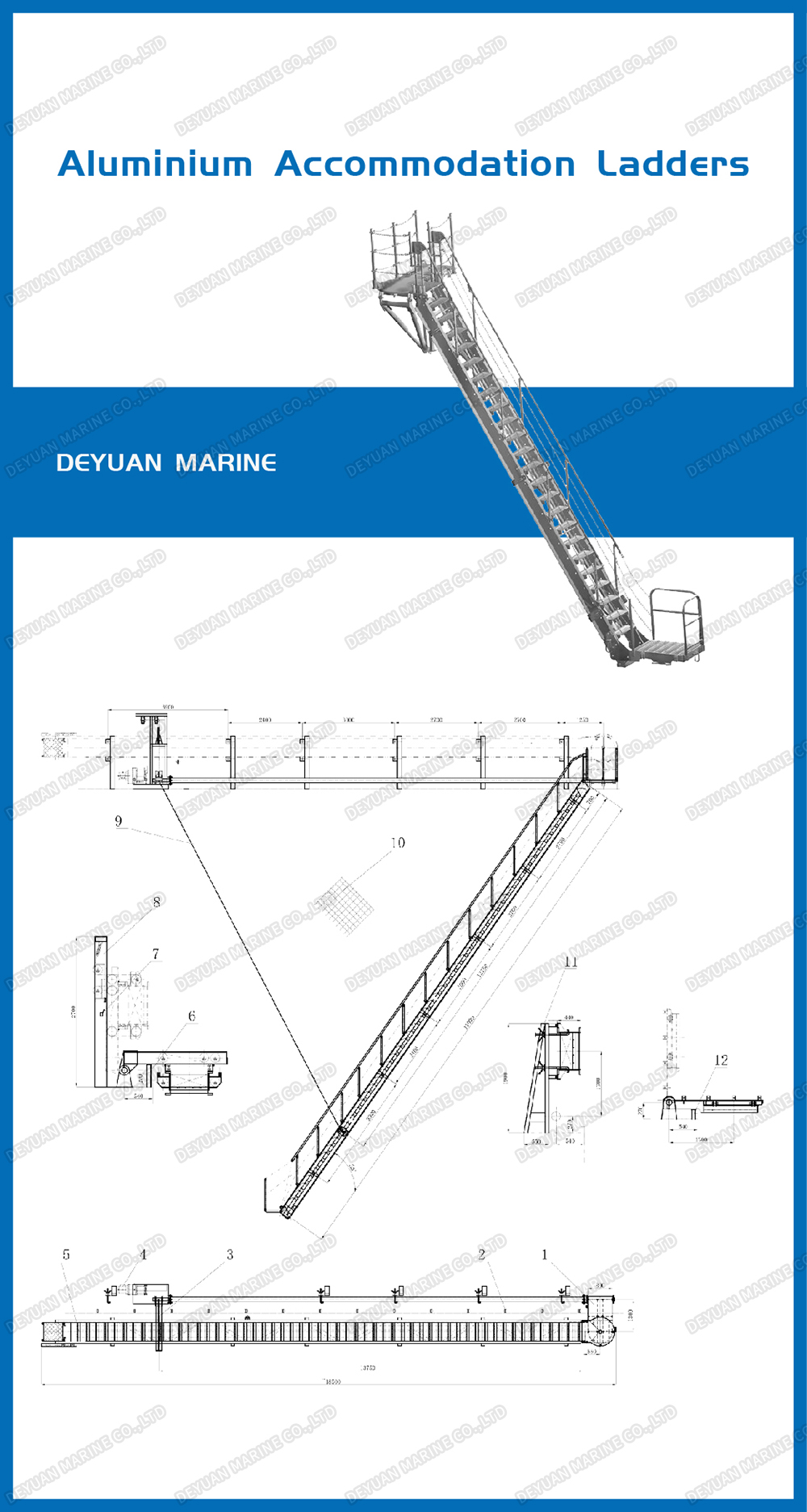 Лестницы для жилых помещений Marine Truss