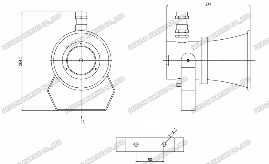 YHC□-EX Взрывозащищенный громкоговоритель-DEYUAN MARINE2