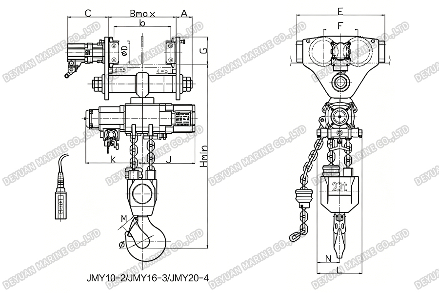 Серия пневматических подъемников JMY (1032 т)-DEYUAN MARINE3