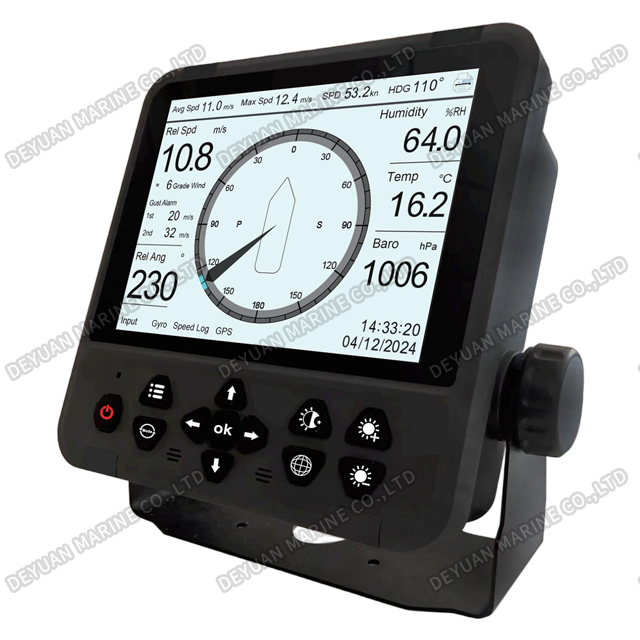 8-дюймовый TFT морской анемометр