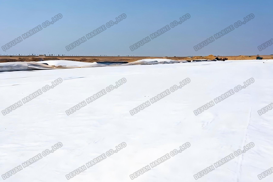 ПП-нить Спанбонд Игольчатый перфорированный нетканый геотекстиль-DEYUAN MARINE2