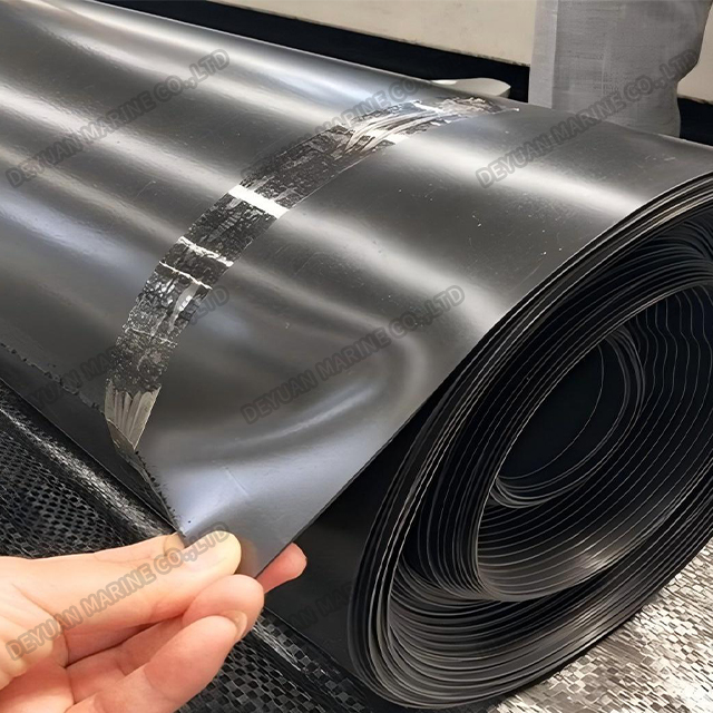 Геомембрана HDPE с гладкой поверхностью