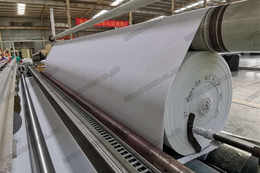 Короткий нетканый геотекстиль-DEYUAN MARINE4