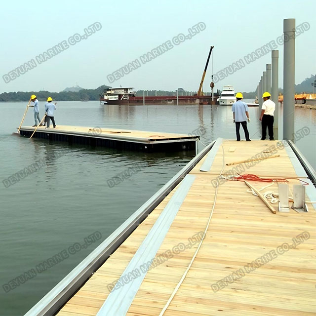 Плавающий мост из алюминиевого сплава