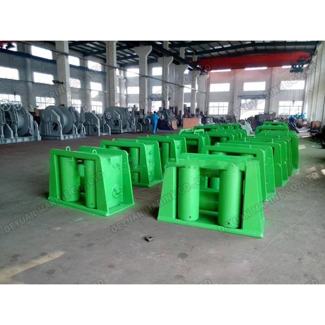 Тип A JIS F2026 Roller Fairlead с горизонтальными роликами