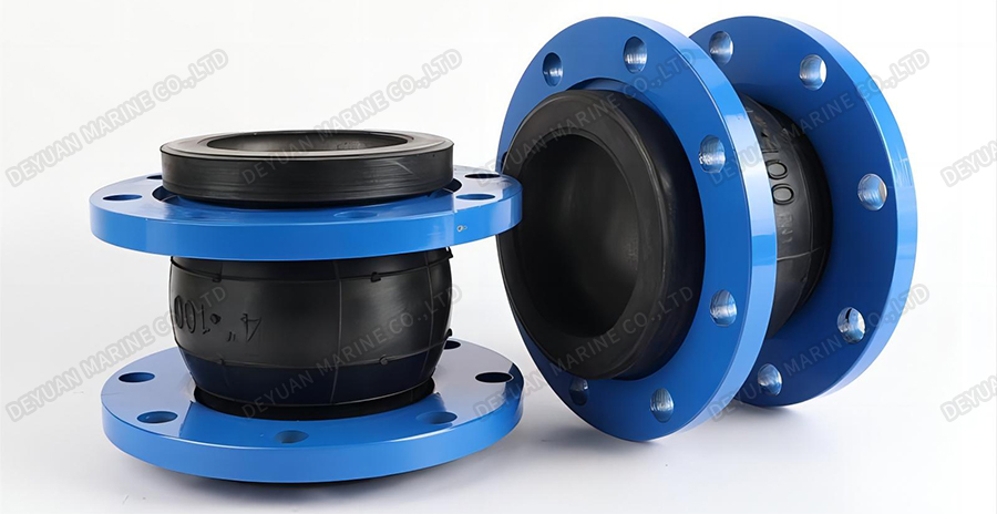 Гибкие резиновые компенсаторы DIN 2501 PN10, одинарная сфера - DEYUAN MARINE 3