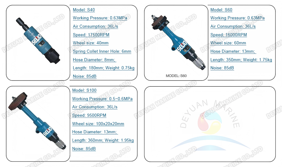 Пневматический шлифовальный станок-DEYUAN MARINE 1